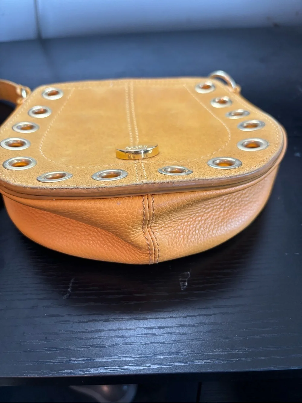 Authentic See by Chloé Kriss Small Hobo Crossbody Bag - Yellow/Gold - Picture 3 of 11